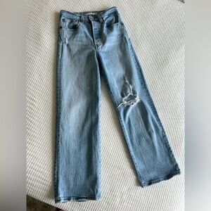 Levi's Light Blue Distressed Women Jeans
